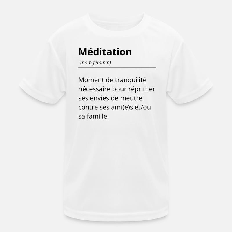 Expression definition tee - Cool humor top Kids Functional T-Shirt