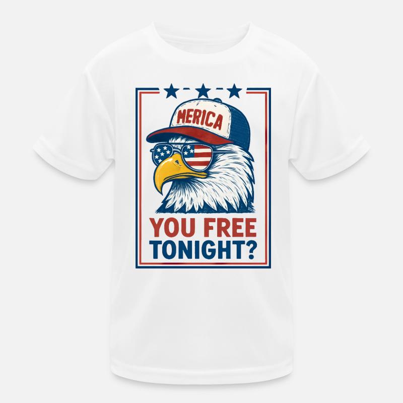Tu es libre ce soir, Eagle, 4 juillet T-shirt sport Enfant