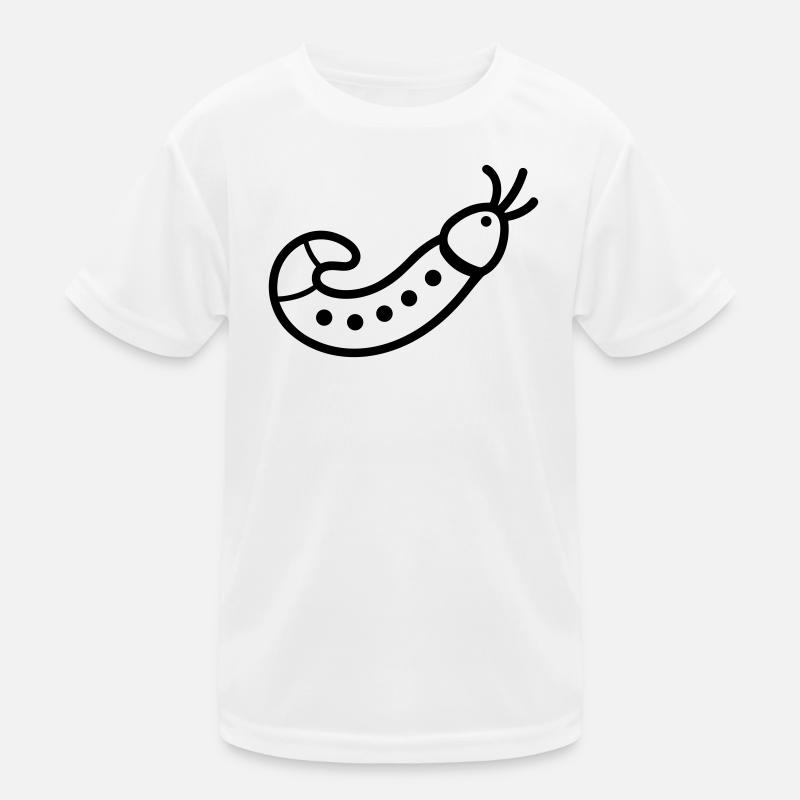 Regenwurm Kinder Funktions-T-Shirt