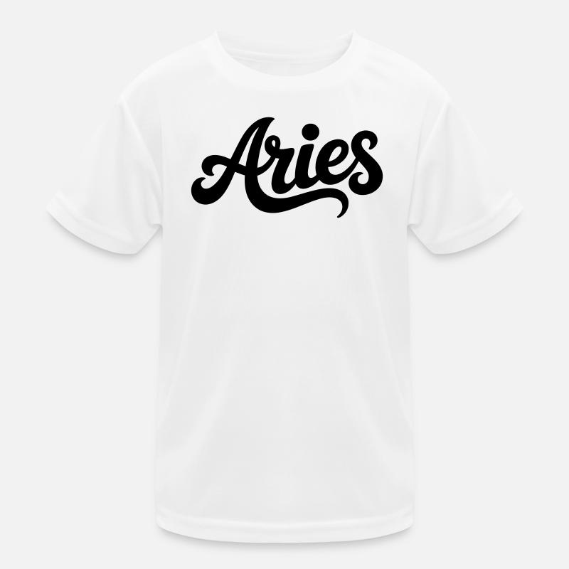 Widder - Sternzeichen Design Kinder Funktions-T-Shirt