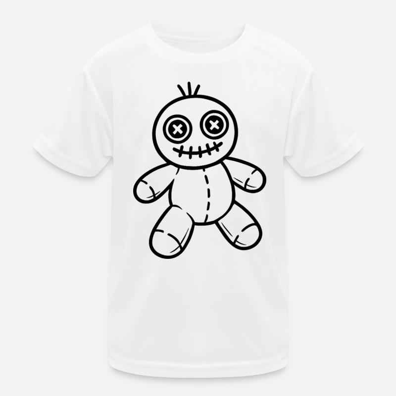 Illustration de poupée vaudou d’Halloween T-shirt sport Enfant