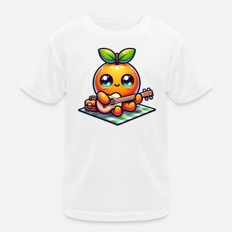 Orange douce au ukulélé lors d’un pique- T-shirt sport Enfant