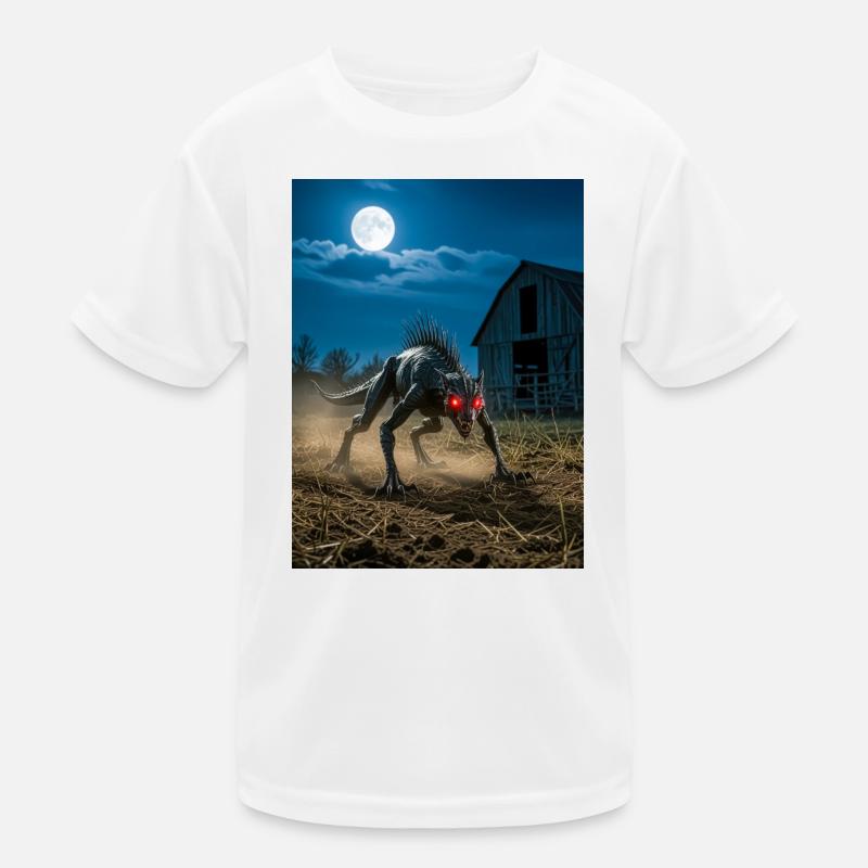 Chupacabra, cryptide reptilien suceur de chèvre du latin T-shirt sport Enfant