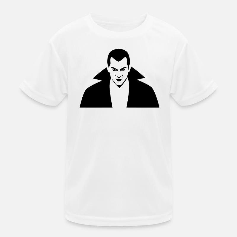 Vampire Illustration Kids Functional T-Shirt