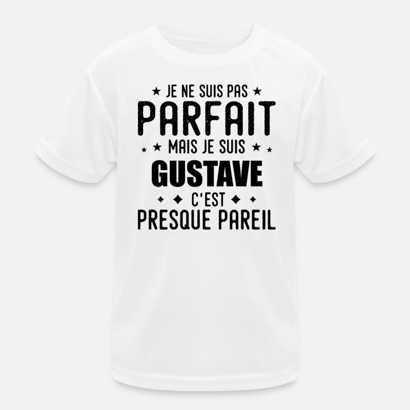 Gustave: authentisch, unvollkommen, oberflächlich, perfekt Kinder Funktions-T-Shirt