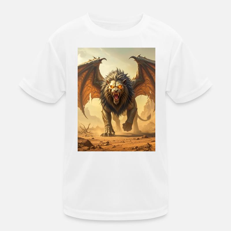 Sphinx égyptien, corps de lion T-shirt sport Enfant
