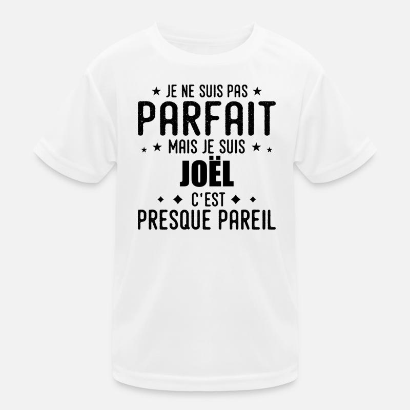Joel: authentic, imperfect, top, perfection Kids Functional T-Shirt