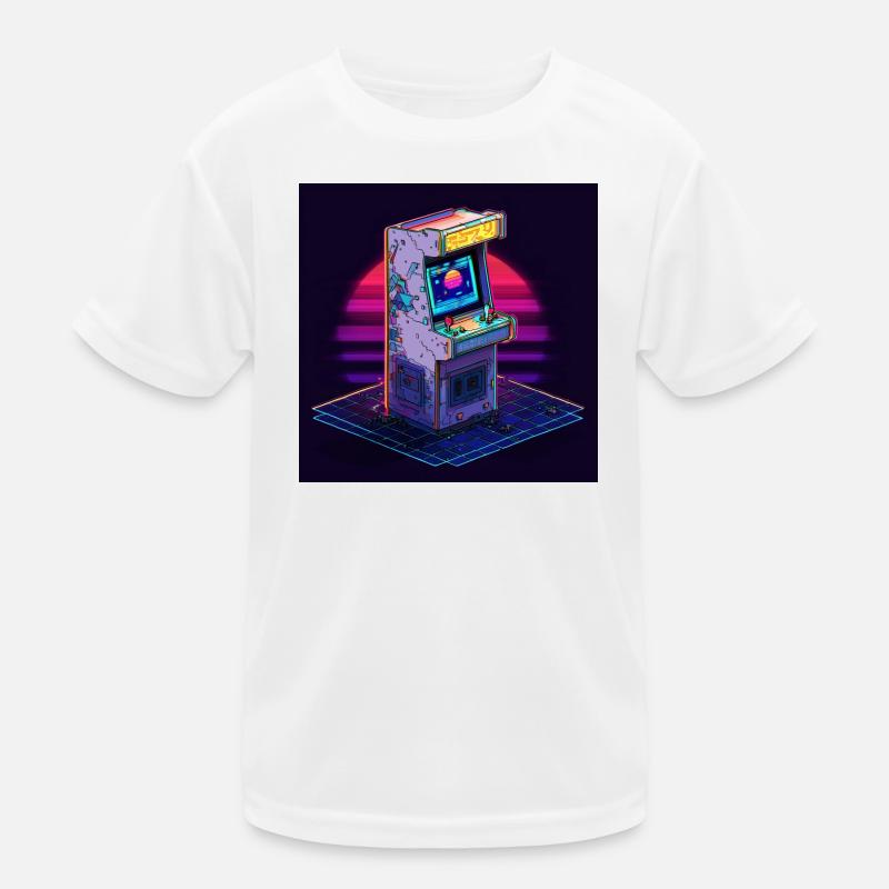 Arcade Dreams – Zurück in die 80er Kinder Funktions-T-Shirt