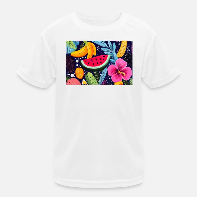 Fruits Tropical Coloré T-shirt sport Enfant