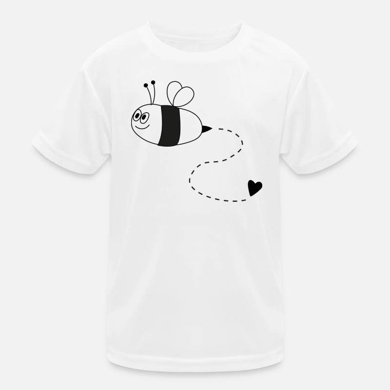 Abeille avec du cœur T-shirt sport Enfant