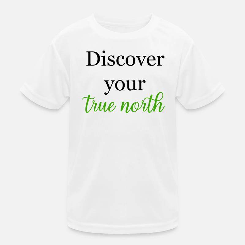 Entdecken Sie Ihre True North Purpose Finding Journey Kinder Funktions-T-Shirt