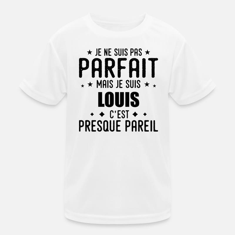 Louis: authentisch, unvollkommen, oberflächlich, perfekt Kinder Funktions-T-Shirt