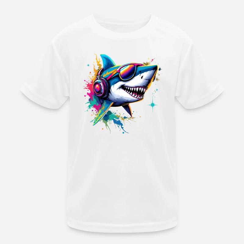 Requin Requin tigre Plongeur Requins mignons Grand requin blanc T-shirt sport Enfant