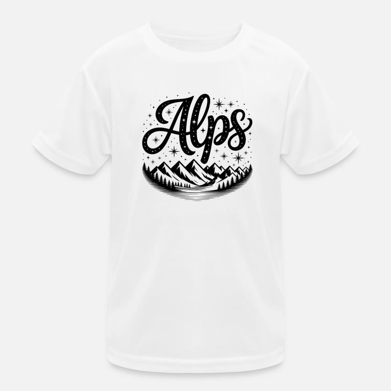 Alpen - Souvenir Design Kinder Funktions-T-Shirt