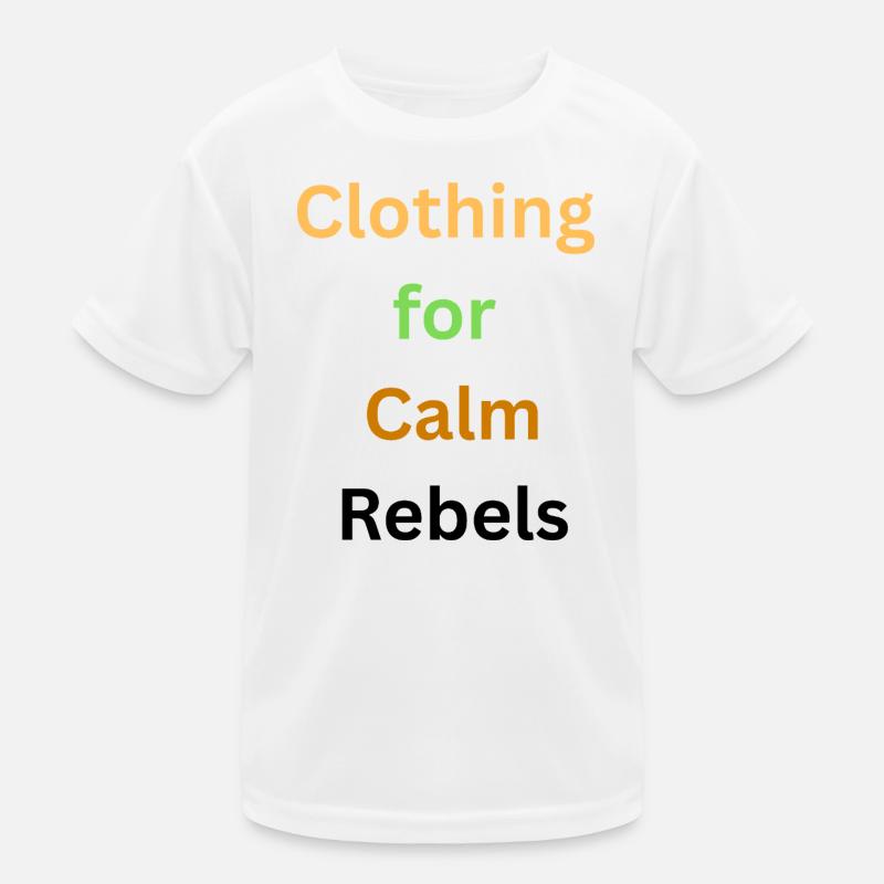 Conception typographique inspirée de la nature calme T-shirt sport Enfant