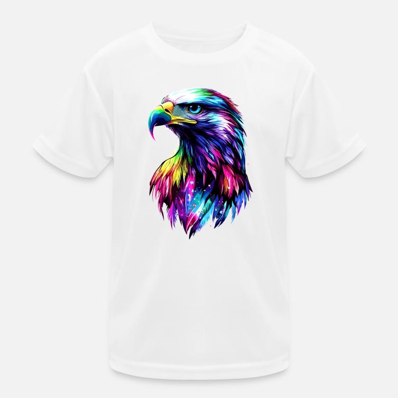 Aigle Pygargue à tête blanche Aigle royal Pygargue à queue blanche T-shirt sport Enfant