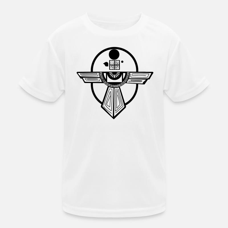 Uraltes Donnervogel-Totem-Design Kinder Funktions-T-Shirt