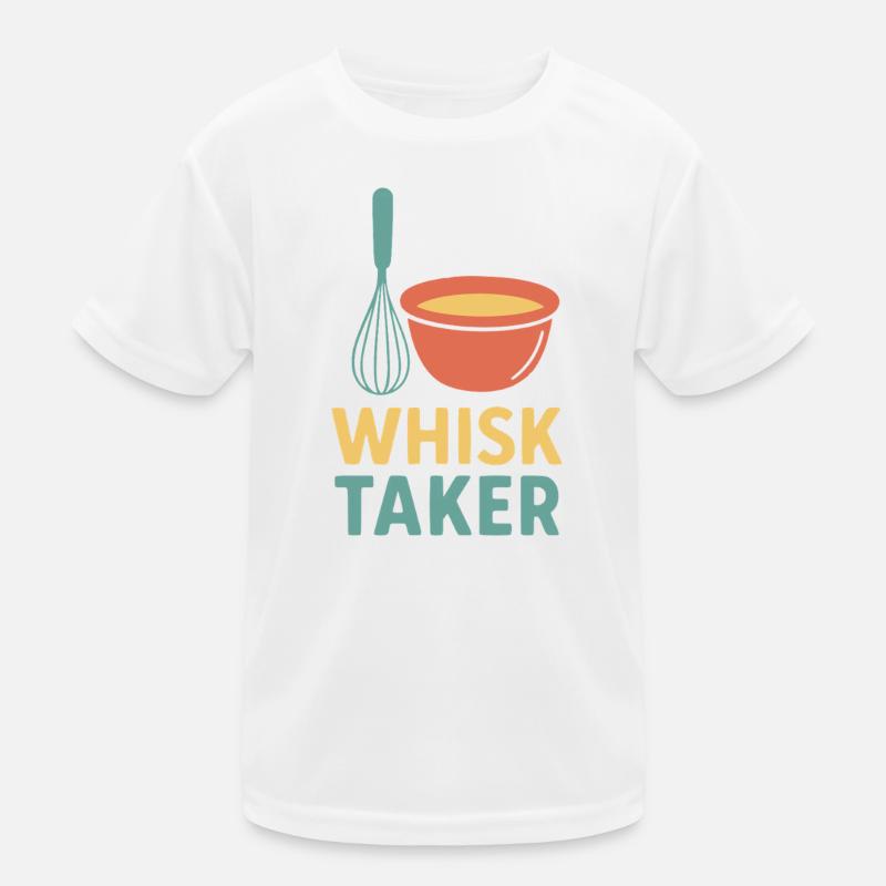 Whisk Taker Illustration Design Kids Functional T-Shirt