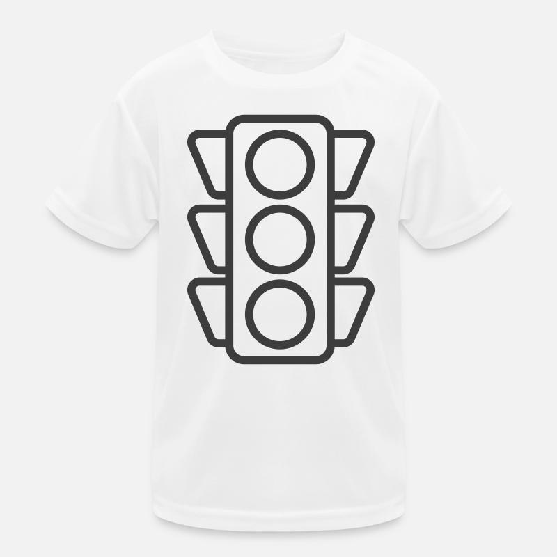 Icône de ligne de feu de circulation T-shirt sport Enfant
