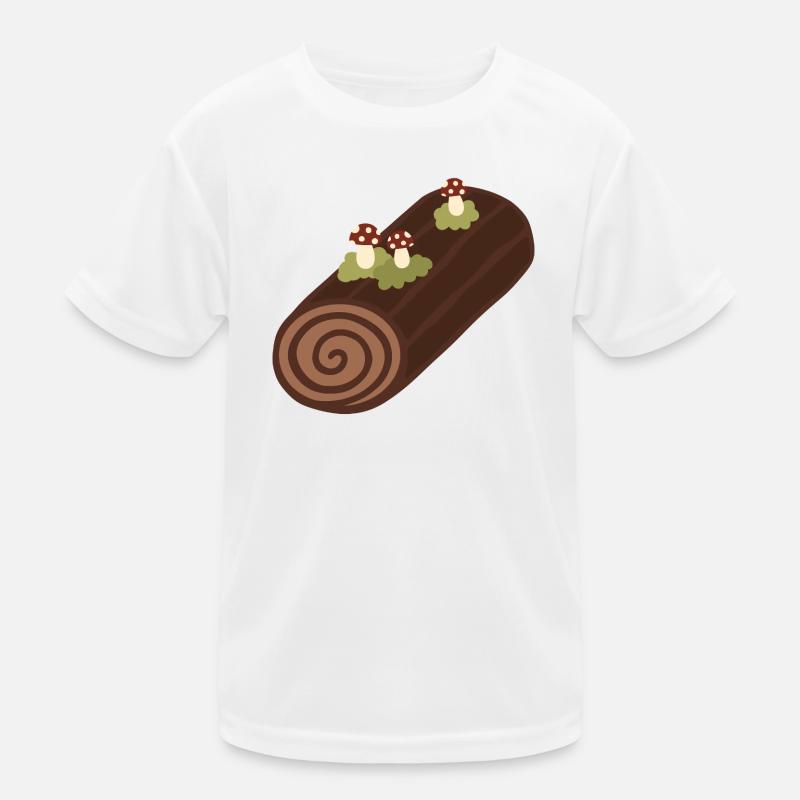 Bûche De Noël Kids Functional T-Shirt