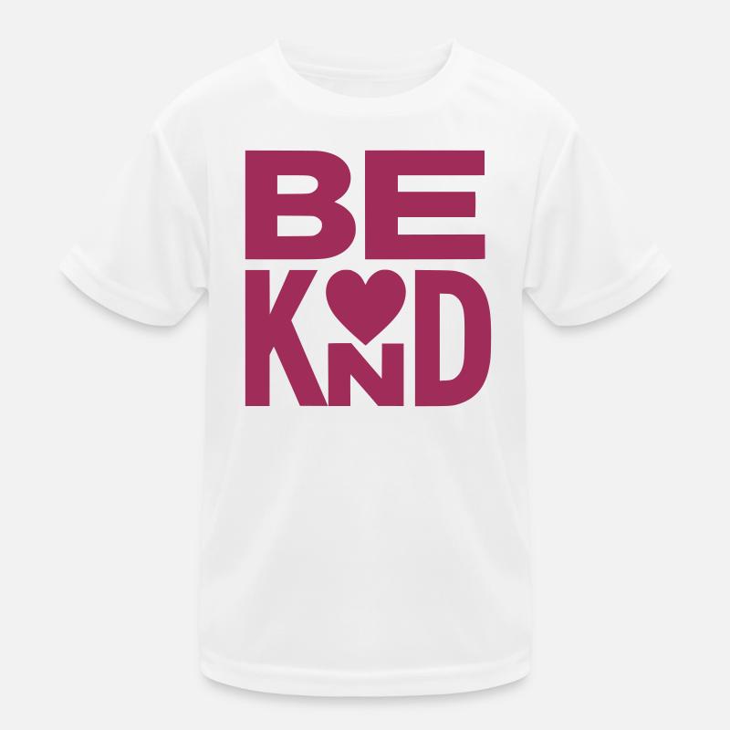 Slogan Be kind with heart - couleur variable T-shirt sport Enfant