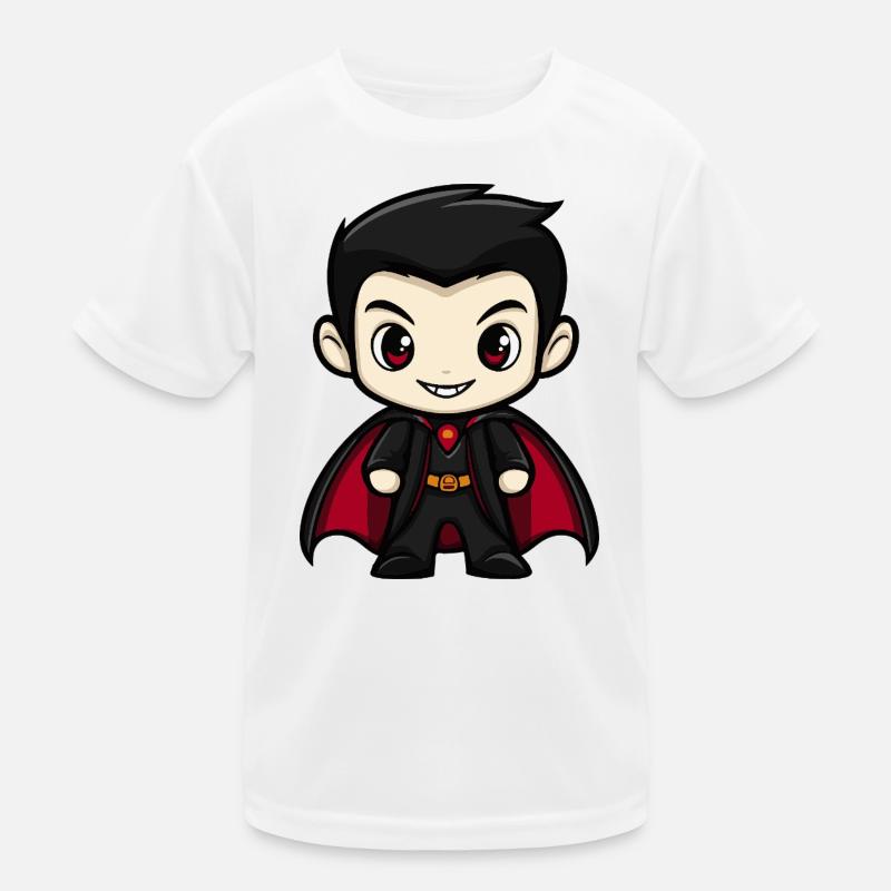 Vampire Comic Kids Functional T-Shirt