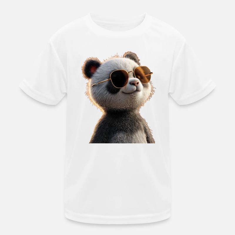 Panda Ours Pandas Géants Panda Géant Mignon Panda Ours Panda T-shirt sport Enfant