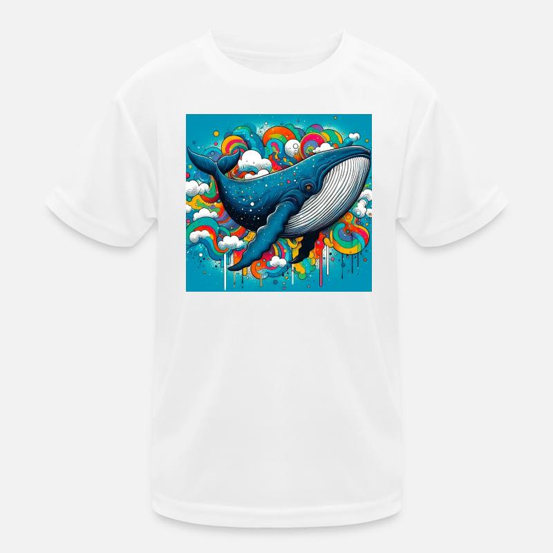 baleine T-shirt sport Enfant