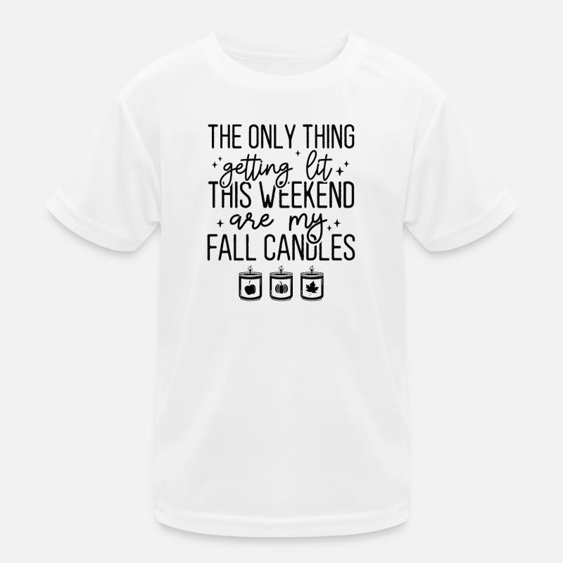 Die Herbstlaterne mit der Stimmung des Wahnsinns Kinder Funktions-T-Shirt