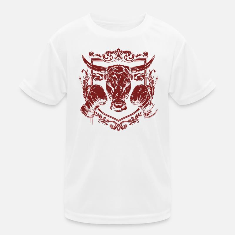 Taurus Boxer Kids Functional T-Shirt