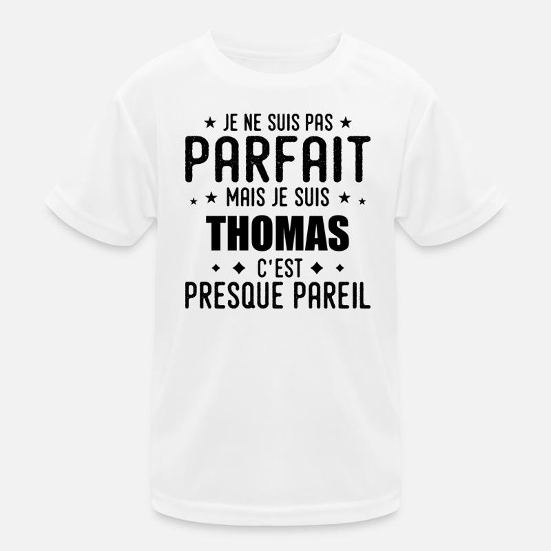 Thomas: authentic, imperfect, top, perfection Kids Functional T-Shirt