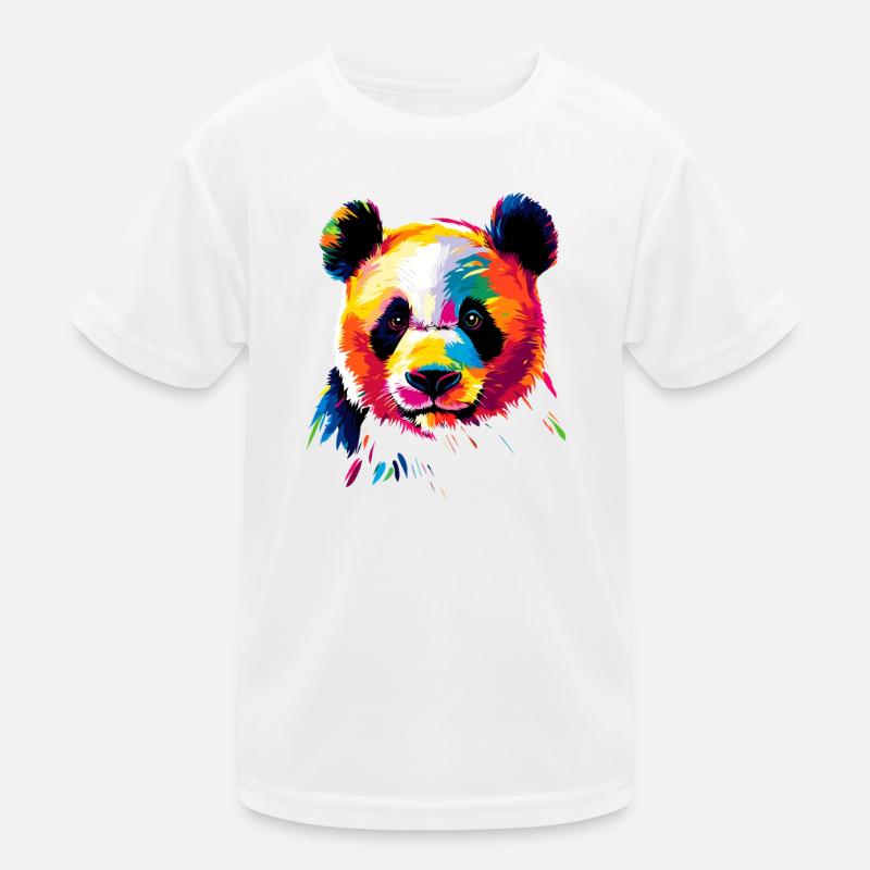 Panda Ours Pandas Géants Panda Géant Mignon Panda Ours Panda T-shirt sport Enfant