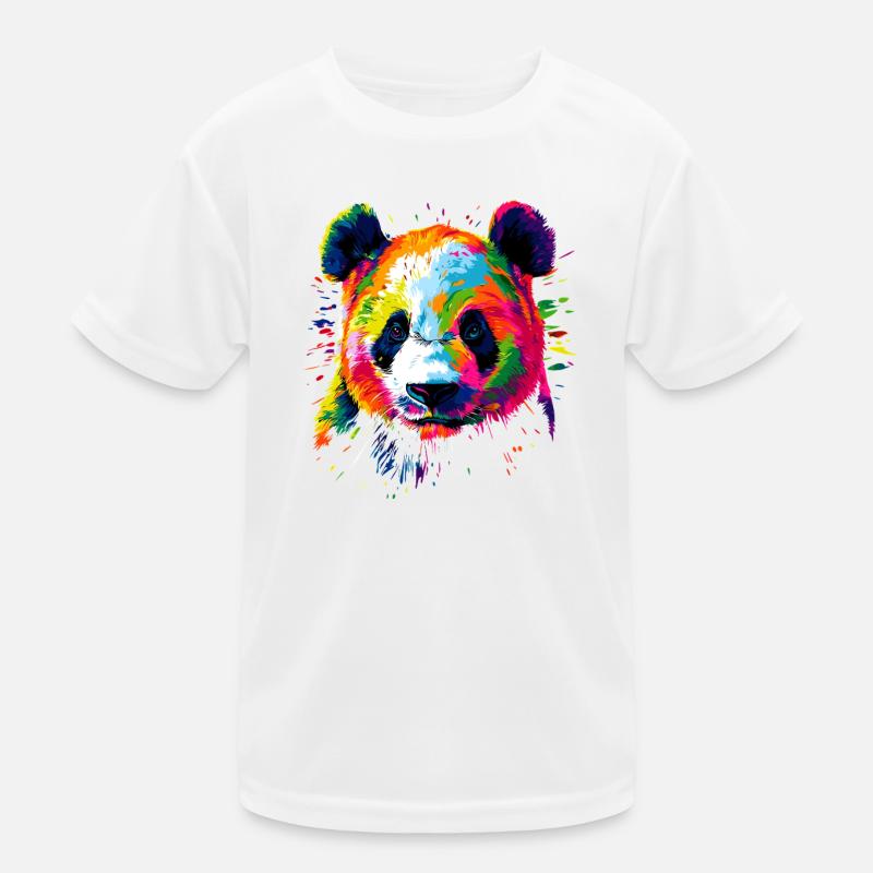 Panda Ours Pandas Géants Panda Géant Mignon Panda Ours Panda T-shirt sport Enfant