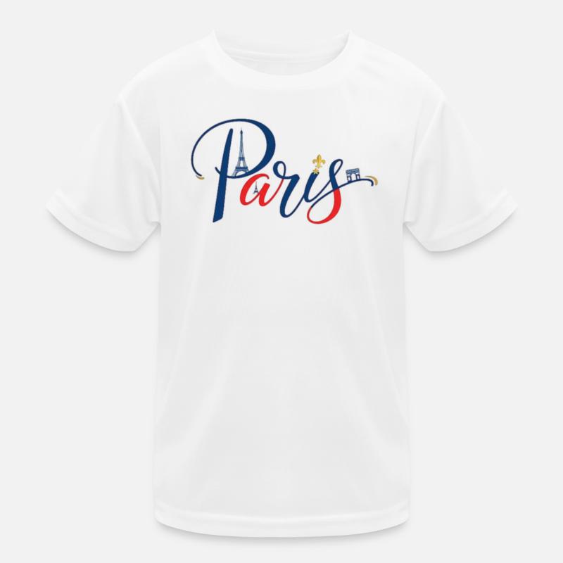 Das authentische Paris Souvenir Kinder Funktions-T-Shirt