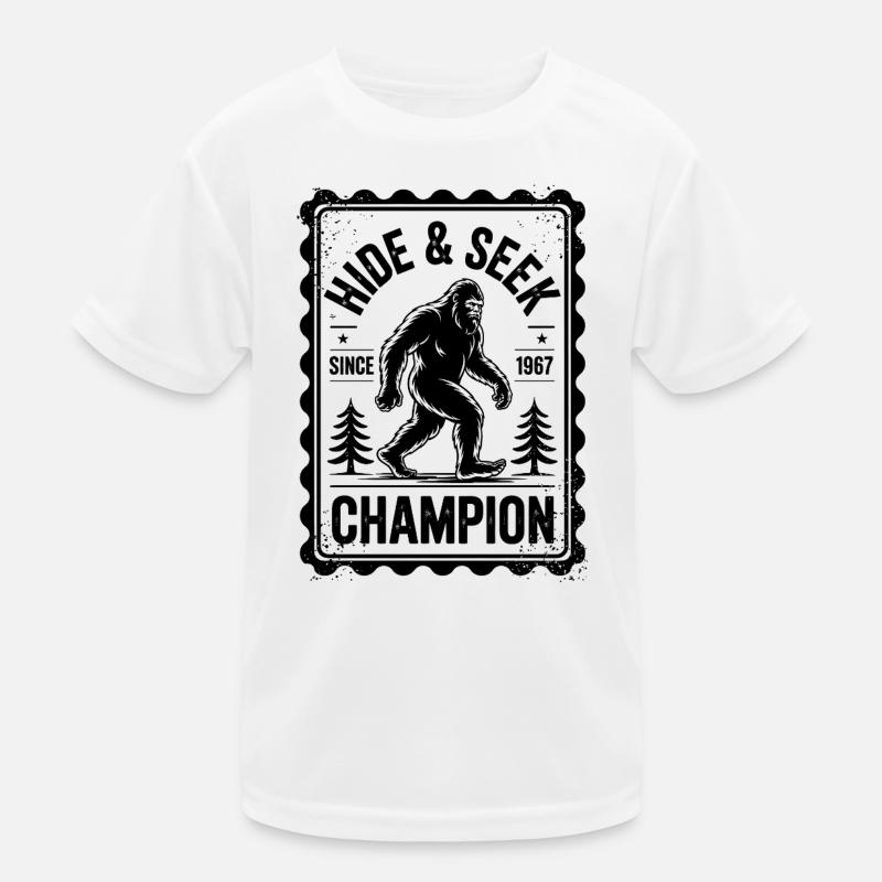 Cache-cache Champion Bigfoot T-shirt sport Enfant