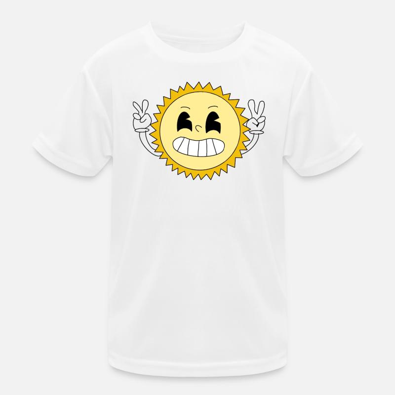 Sun Smile Glücklich Kinder Funktions-T-Shirt