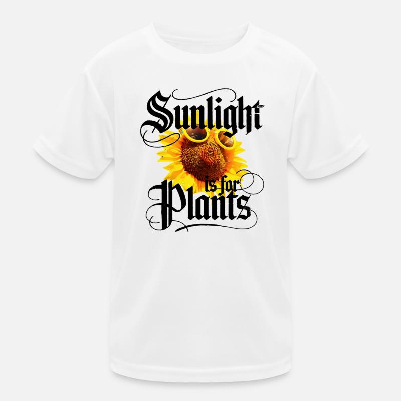 Sunlight is for Plants Kids Functional T-Shirt