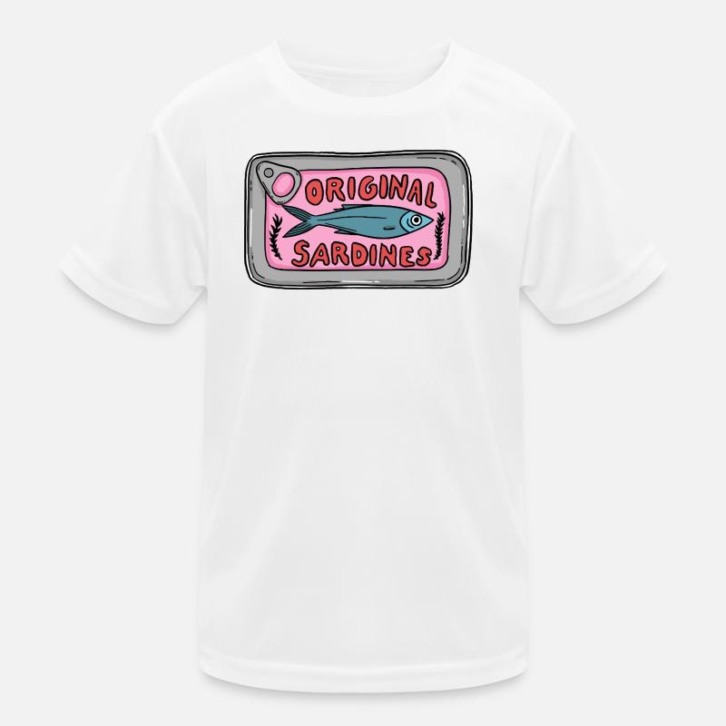 Original Sardines Can Pop Art Design Kids Functional T-Shirt