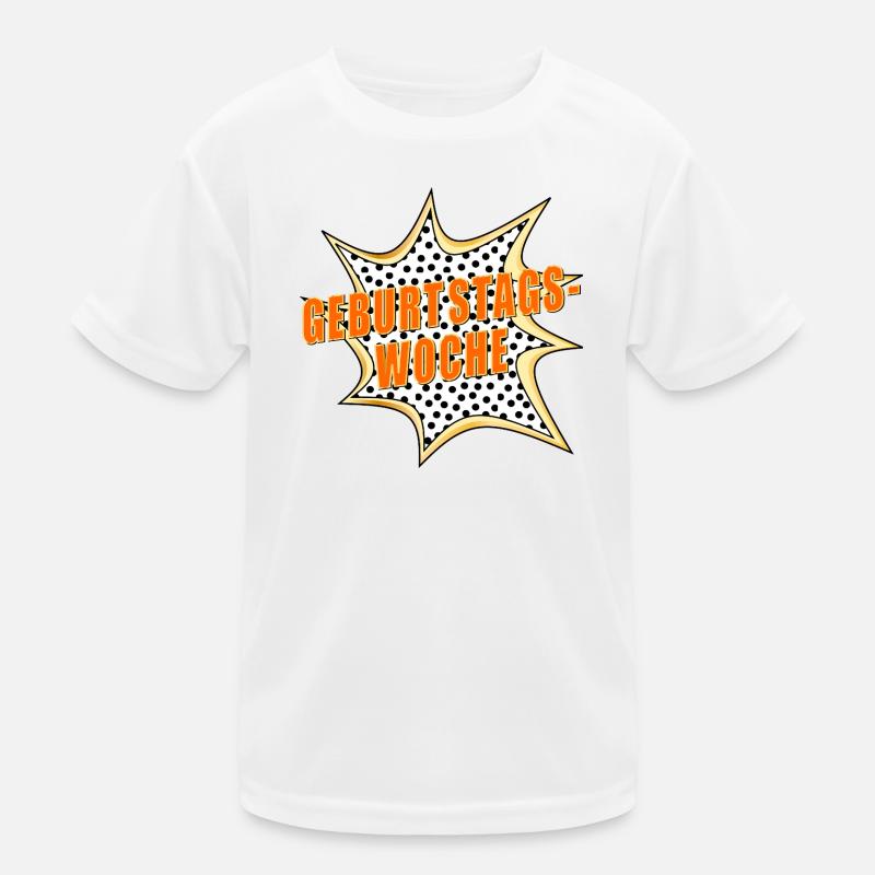 BIRTHDAY CELEBRATIONS BIRTHDAY WEEK Kids Functional T-Shirt
