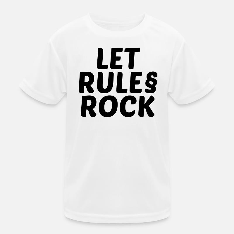 Règles Rock T-shirt sport Enfant