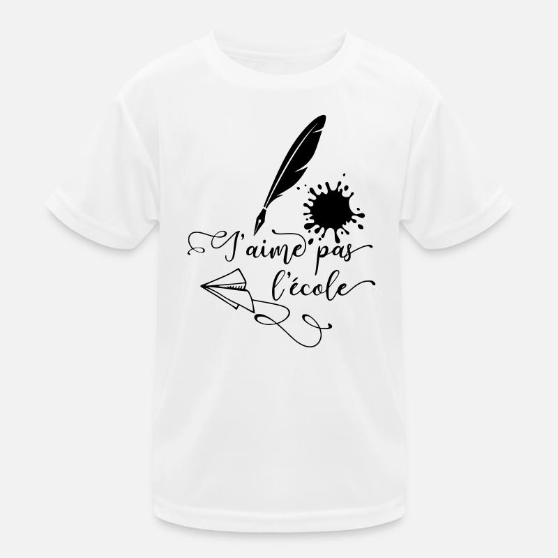 I don't like school Kids Functional T-Shirt