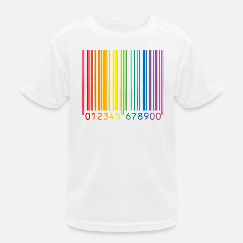 Schwuler Barcode Kinder Funktions-T-Shirt