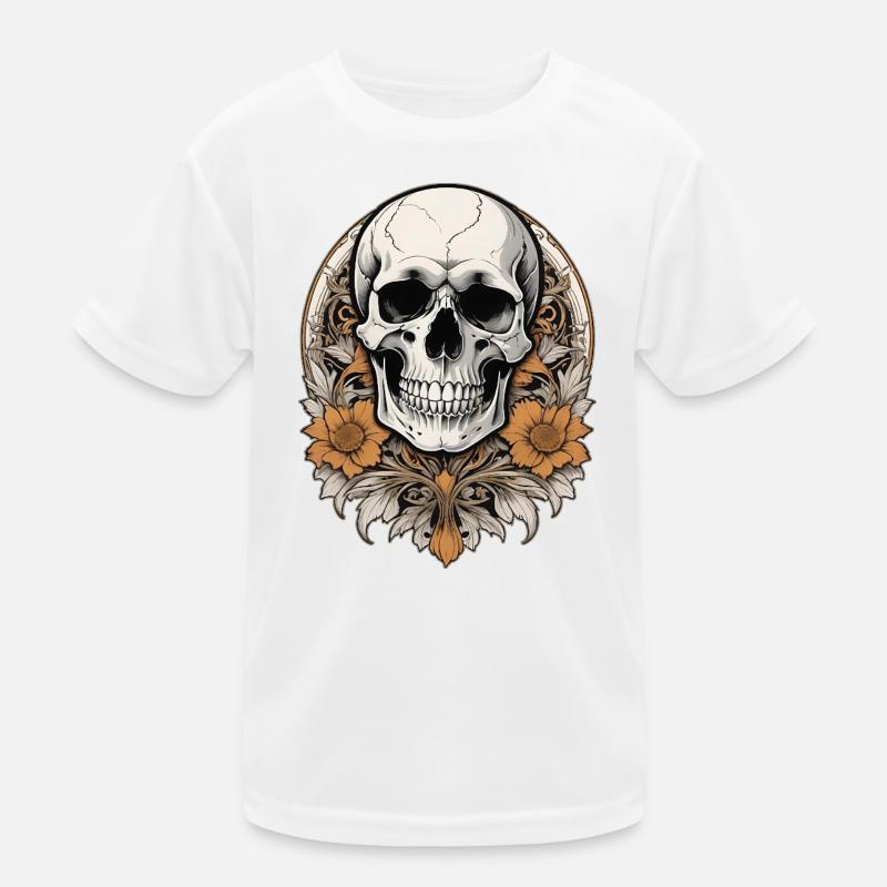 Crâne T-shirt sport Enfant