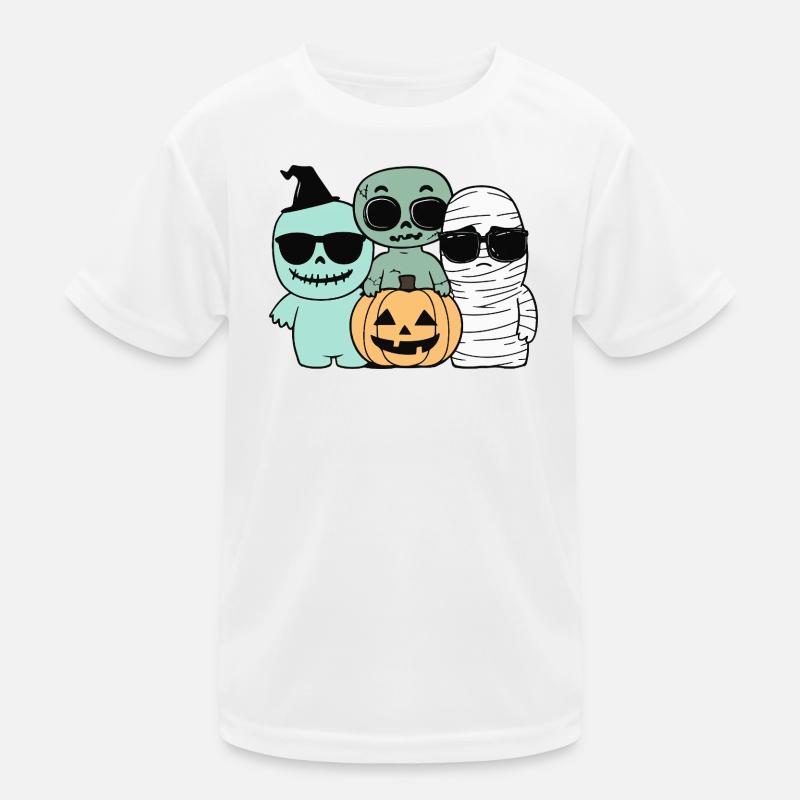Conception de fête d'horreur d'Halloween T-shirt sport Enfant