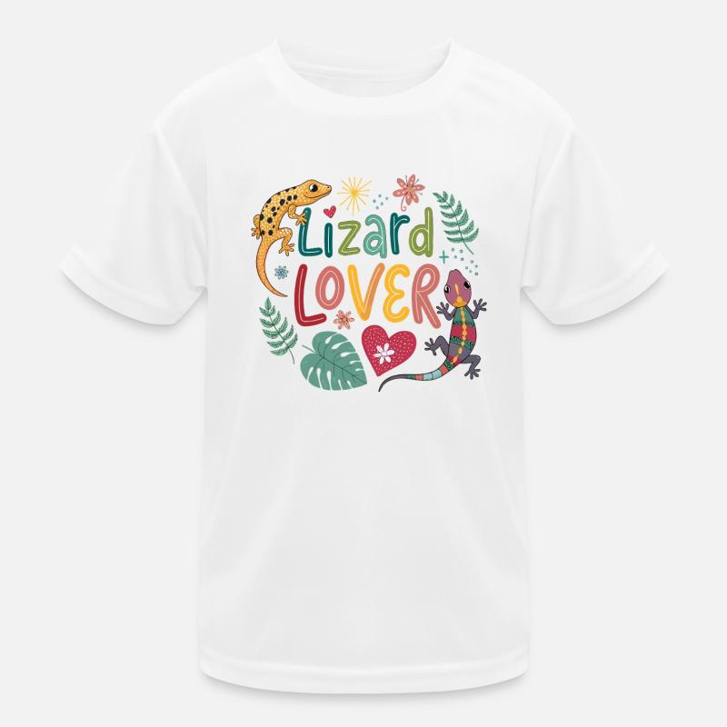 Lizard Lover Illustration T-shirt sport Enfant