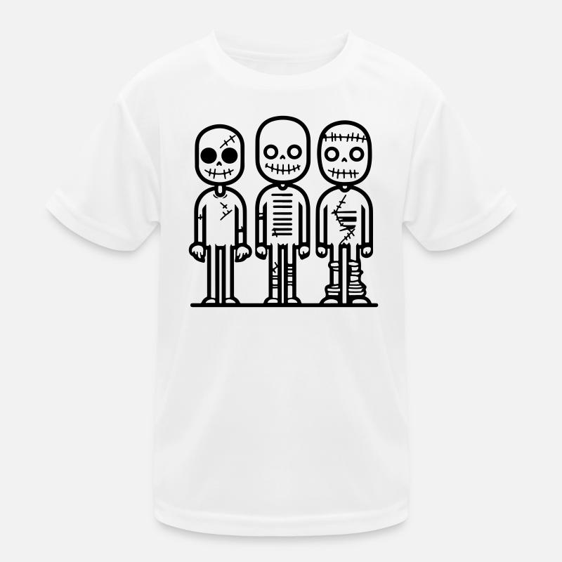 zombie_3 - Kinder Funktions-T-Shirt - Weiß