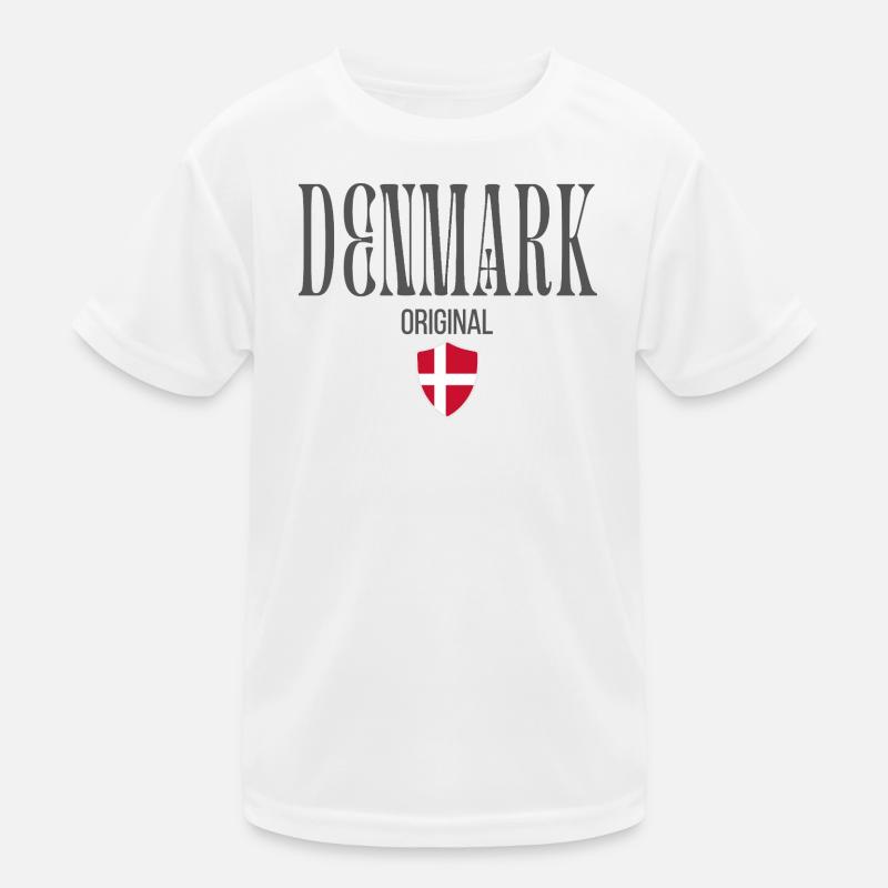 Danish pride, minimalist sleek design Kids Functional T-Shirt