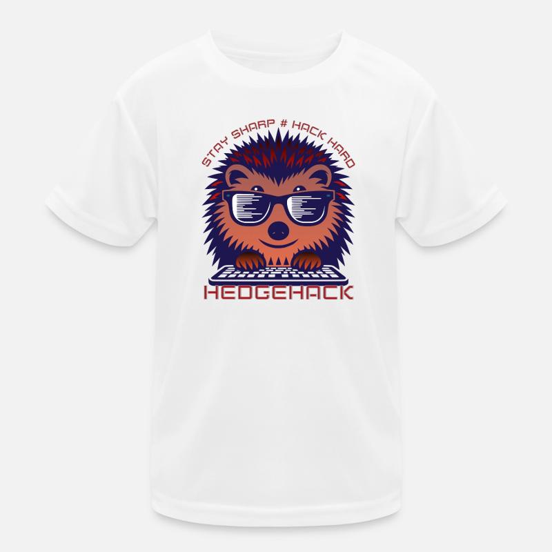 Hedgehog Coding Enthusiast T-Shirt Kids Functional T-Shirt