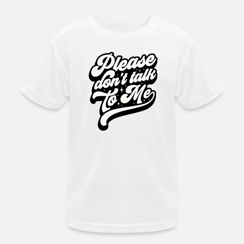 Message expressif dans un style moderne T-shirt sport Enfant