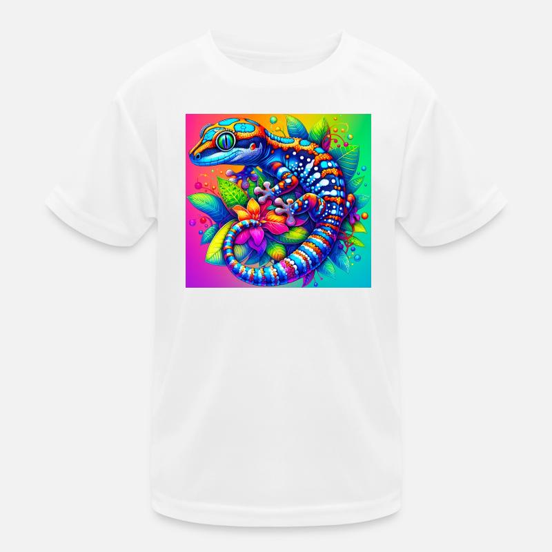 Gecko Kinder Funktions-T-Shirt